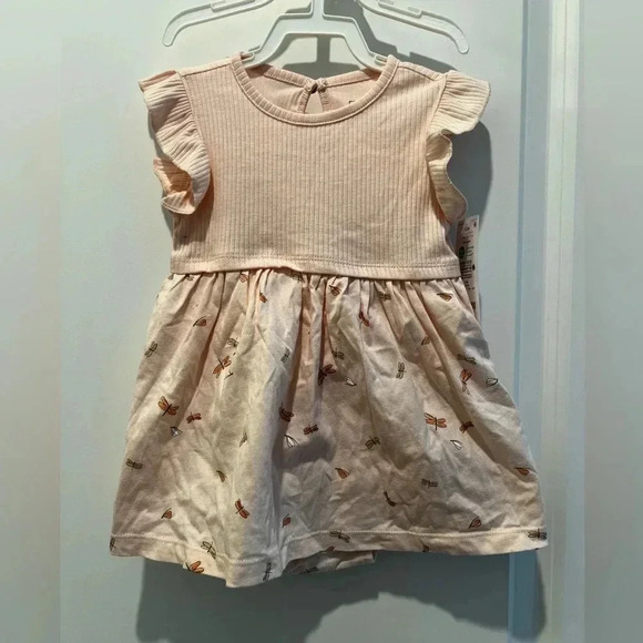 Carter's Baby Girl Pink Dress Size 12M NWT - Picture 1 of 6